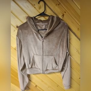 Skims Velour Zip Up